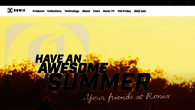 What Ronixwake.com website looked like in 2023 (This year)