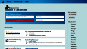 What Rekruter.de website looked like in 2023 (This year)