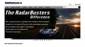 What Radarbusters.com website looked like in 2023 (This year)