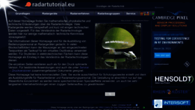 What Radartutorial.eu website looked like in 2023 (This year)