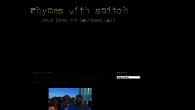 What Rhymeswithsnitch.com website looked like in 2023 (This year)