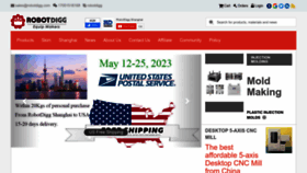 What Robotdigg.com website looked like in 2023 (This year)