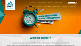 What Rakez.com website looked like in 2023 (This year)