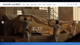 What Ralphlauren.com website looked like in 2023 (This year)