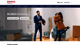 What Remax.de website looked like in 2023 (2 years ago)