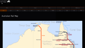 What Railmaps.com.au website looked like in 2023 (This year)