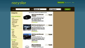 What Recycler.com website looked like in 2023 (This year)