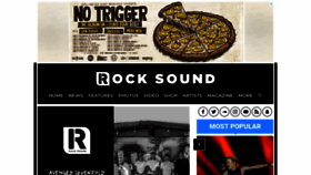 What Rocksound.tv website looked like in 2023 (This year)
