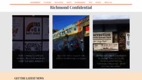 What Richmondconfidential.org website looked like in 2023 (This year)