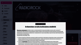 What Radiorock.fi website looked like in 2023 (This year)