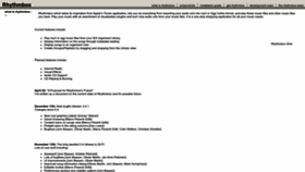 What Rhythmbox.org website looked like in 2023 (3 years ago)