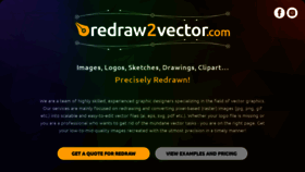 What Redraw2vector.com website looked like in 2023 (This year)
