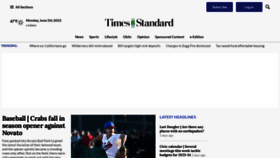 What Redwoodtimes.com website looked like in 2023 (This year)