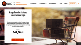 What Rzetelnyregulamin.pl website looked like in 2023 (This year)