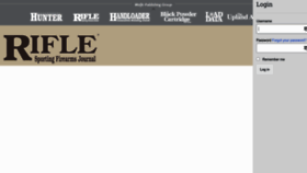 What Riflemagazine.com website looked like in 2023 (This year)
