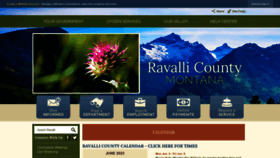 What Ravalli.us website looked like in 2023 (This year)