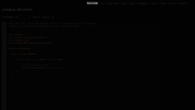 What Rextester.com website looked like in 2023 (2 years ago)