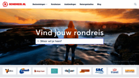 What Rondreis.nl website looked like in 2023 (This year)