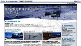 What Remontees-mecaniques.net website looked like in 2023 (This year)