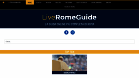 What Romeguide.it website looked like in 2023 (This year)