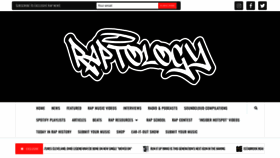 What Raptology.com website looked like in 2023 (This year)