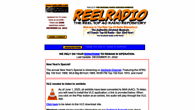 What Reelradio.com website looked like in 2023 (This year)