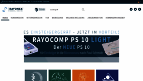 What Rayonex.de website looked like in 2023 (This year)
