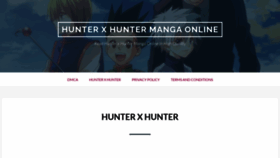 What Read-hxh.com website looked like in 2023 (This year)