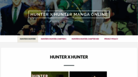 What Readhunterxhunter.online website looked like in 2023 (This year)