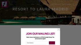 What Resorttolauramadrid.com website looked like in 2023 (This year)