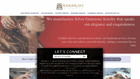 What Rananjayexports.in website looked like in 2023 (This year)