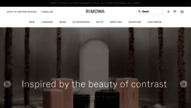 What Rimowa.com.cn website looked like in 2023 (This year)