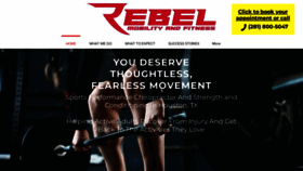 What Rebelmobilityfitness.com website looked like in 2023 (This year)