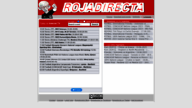 What Rojadirecta.org website looked like in 2023 (This year)