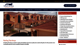What Roofingtileskenya.com website looked like in 2023 (This year)