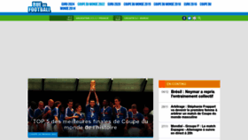 What Ruedufootball.com website looked like in 2023 (This year)