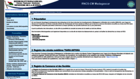 What Rcsmada.mg website looked like in 2023 (1 year ago)