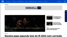 What R7.com.br website looked like in 2023 (This year)