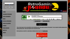 What Retrogamingroundup.com website looked like in 2023 (This year)