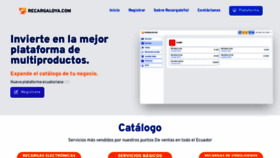 What Recargaloya.com website looked like in 2023 (This year)