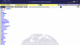 What Rockautoparts.com website looked like in 2023 (This year)