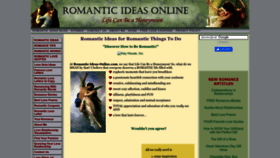 What Romantic-ideas-online.com website looked like in 2023 (This year)