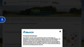 What Ronshausen.de website looked like in 2023 (This year)
