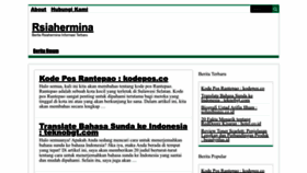 What Rsiahermina.com website looked like in 2023 (This year)