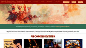 What Rhythmix.org website looked like in 2023 (This year)