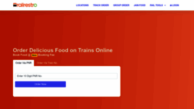 What Railrestro.com website looked like in 2023 (This year)