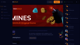 What Rbxgold.com website looked like in 2023 (This year)
