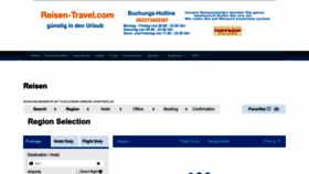 What Reisentravel.de website looked like in 2023 (This year)