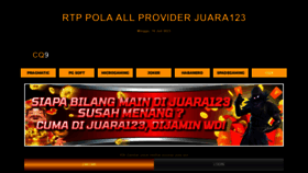What Rtpjuara123.net website looked like in 2023 (This year)