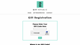 What Registergiftbox.com website looked like in 2023 (This year)